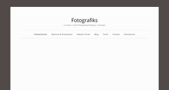 Desktop Screenshot of fotografiks.fr
